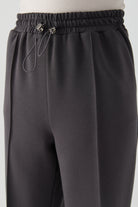 Nervür Detaylı Örme Pantolon - Antrasit TUGBA