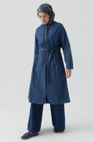 Belden Bağlamalı Giy-Çık - İndigo TUGBA