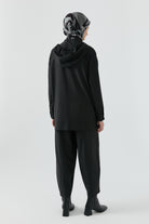 Fermuar Detaylı Takım - Antrasit TUGBA