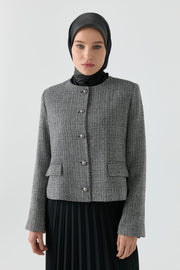 Kısa Ceket - Siyah TUGBA