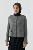 Kısa Ceket - Siyah TUGBA