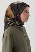 Lalin Natural Eşarp - Siyah TUĞBA