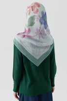 Lalin Natural Eşarp - Su Yeşili TUGBA