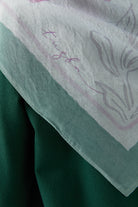 Lalin Natural Eşarp - Su Yeşili TUGBA