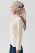 Lalin Natural Eşarp - Gül Kurusu TUGBA