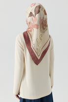 Lalin Natural Eşarp - Gül Kurusu TUGBA