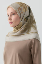 Lalin Natural Eşarp - Taş TUGBA