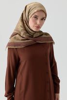 Lalin Natural Eşarp - Toprak TUĞBA