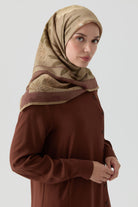 Lalin Natural Eşarp - Toprak TUĞBA