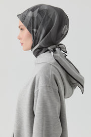 Peyda Natural Eşarp - Gri TUGBA
