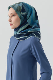 Peyda Natural Eşarp - Lacivert TUGBA