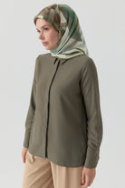 Peyda Natural Eşarp - Açık Yeşil TUGBA