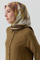 Peyda Natural Eşarp - Haki TUGBA