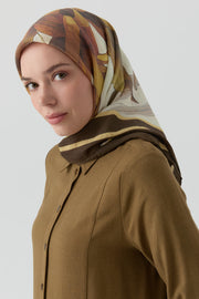 Peyda Natural Eşarp - Haki TUGBA