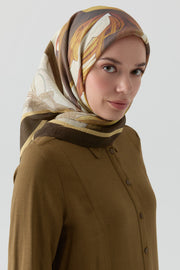 Peyda Natural Eşarp - Haki TUGBA