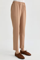 Bel Lastikli Havuç Pantolon - Camel TUGBA