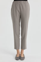 Bel Lastikli Havuç Pantolon - Gri TUGBA