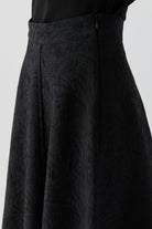 Kapitone Ceket Etek Takım - Siyah TUGBA