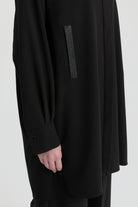 Taş İşleme Detaylı Tunik - Siyah TUGBA