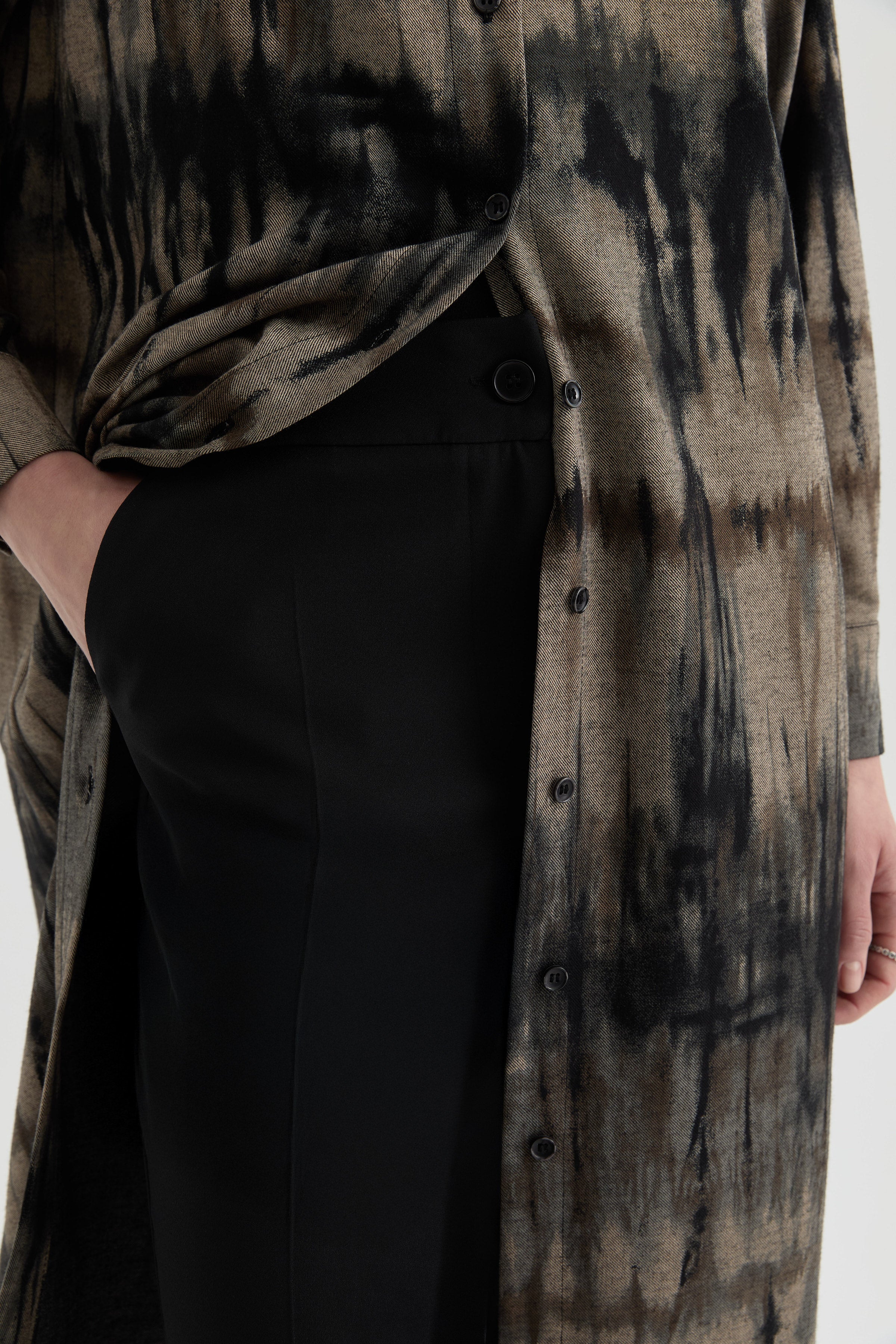 Yüksek Bel Basic Pantolon - Siyah TUGBA