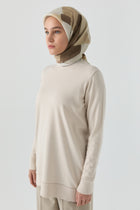 Kol Detaylı Tunik - Taş TUGBA