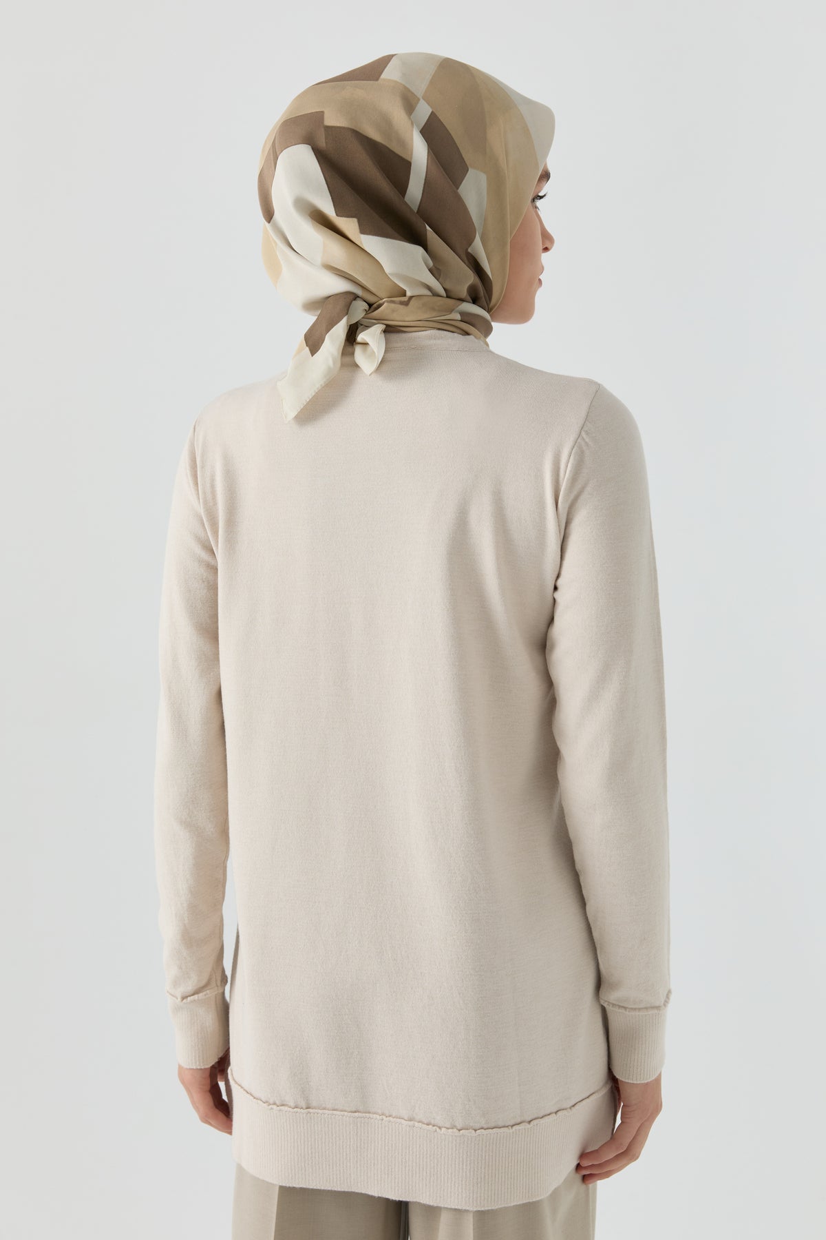 Kol Detaylı Tunik - Taş TUGBA