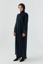 Kare Cepli Ferace - Lacivert TUGBA