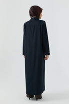 Kare Cepli Ferace - Lacivert TUGBA