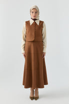 Süet Takım - Camel TUGBA