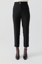 Yüksek Bel Basic Pantolon - Siyah TUGBA