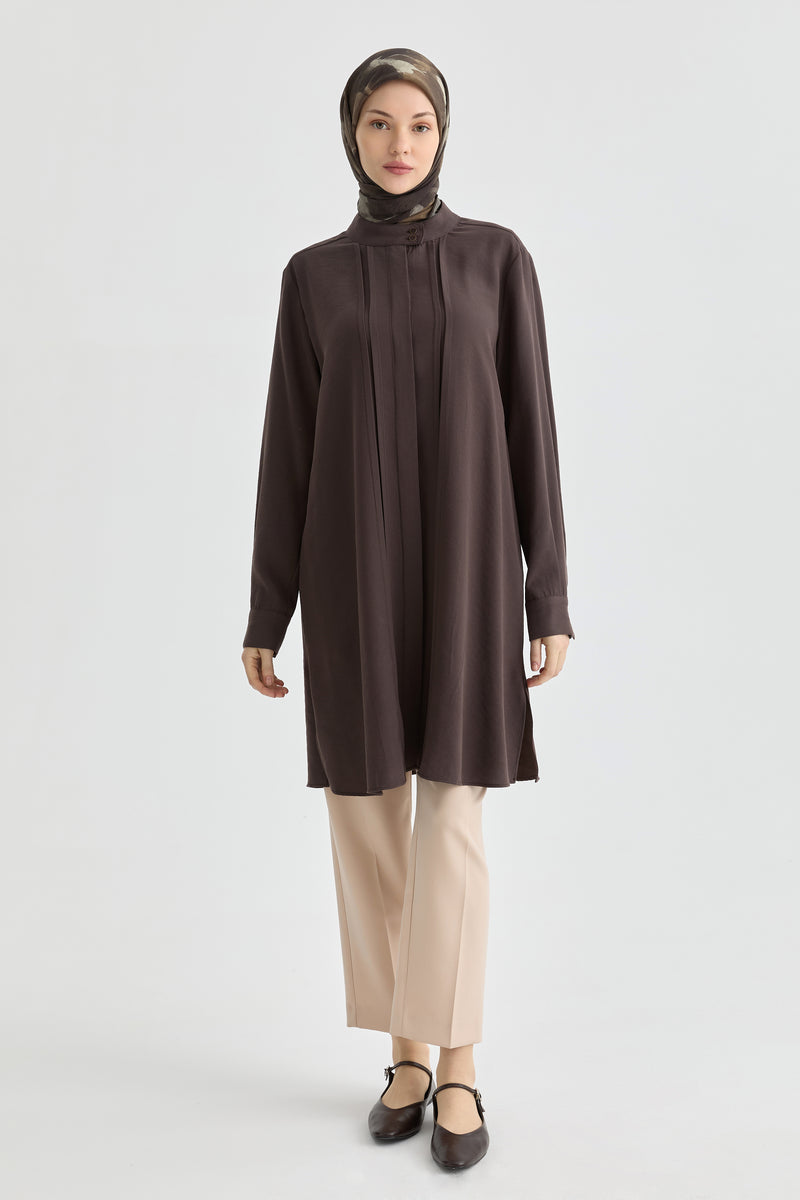Tek Pile Basic Pantolon - Bej TUGBA