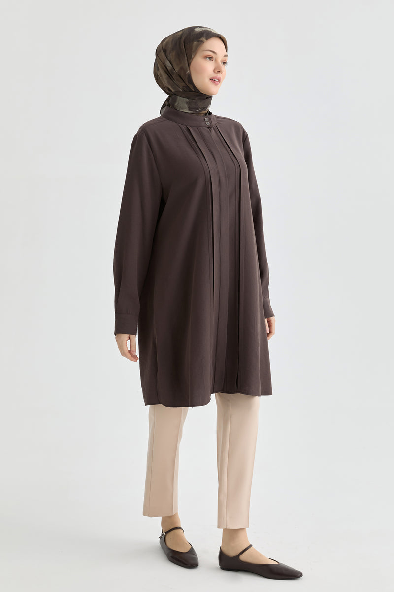Tek Pile Basic Pantolon - Bej TUGBA
