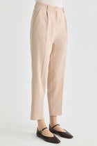 Tek Pile Basic Pantolon - Bej TUGBA