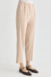 Tek Pile Basic Pantolon - Bej TUGBA