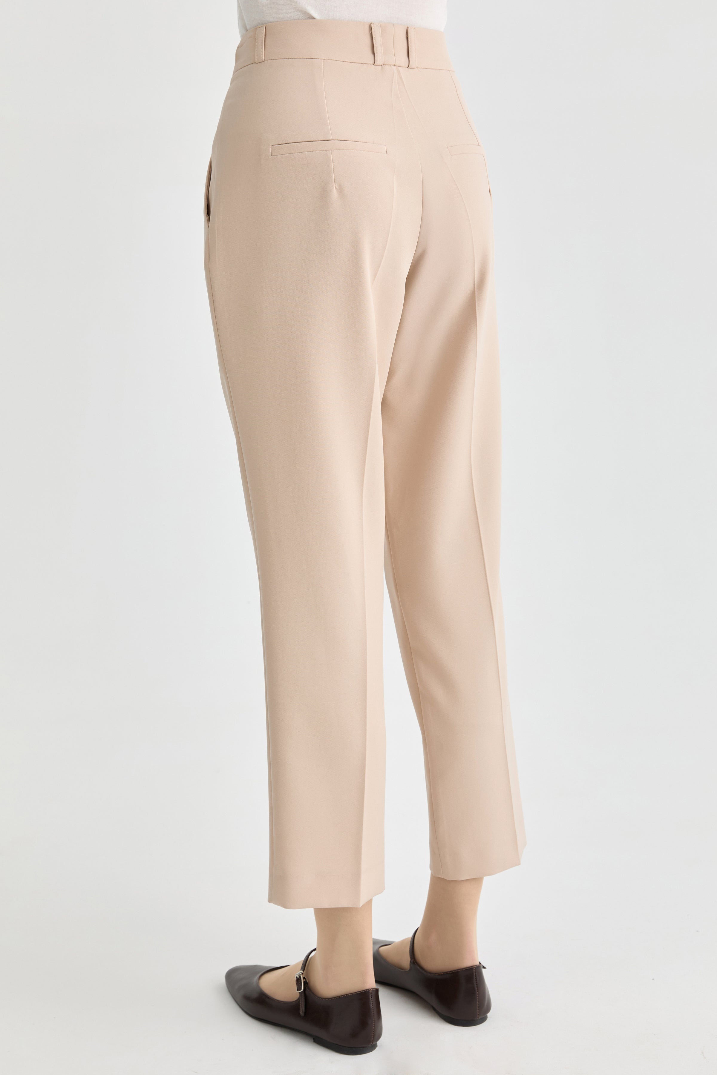 Single Pleat Basic Trousers – TUĞBA
