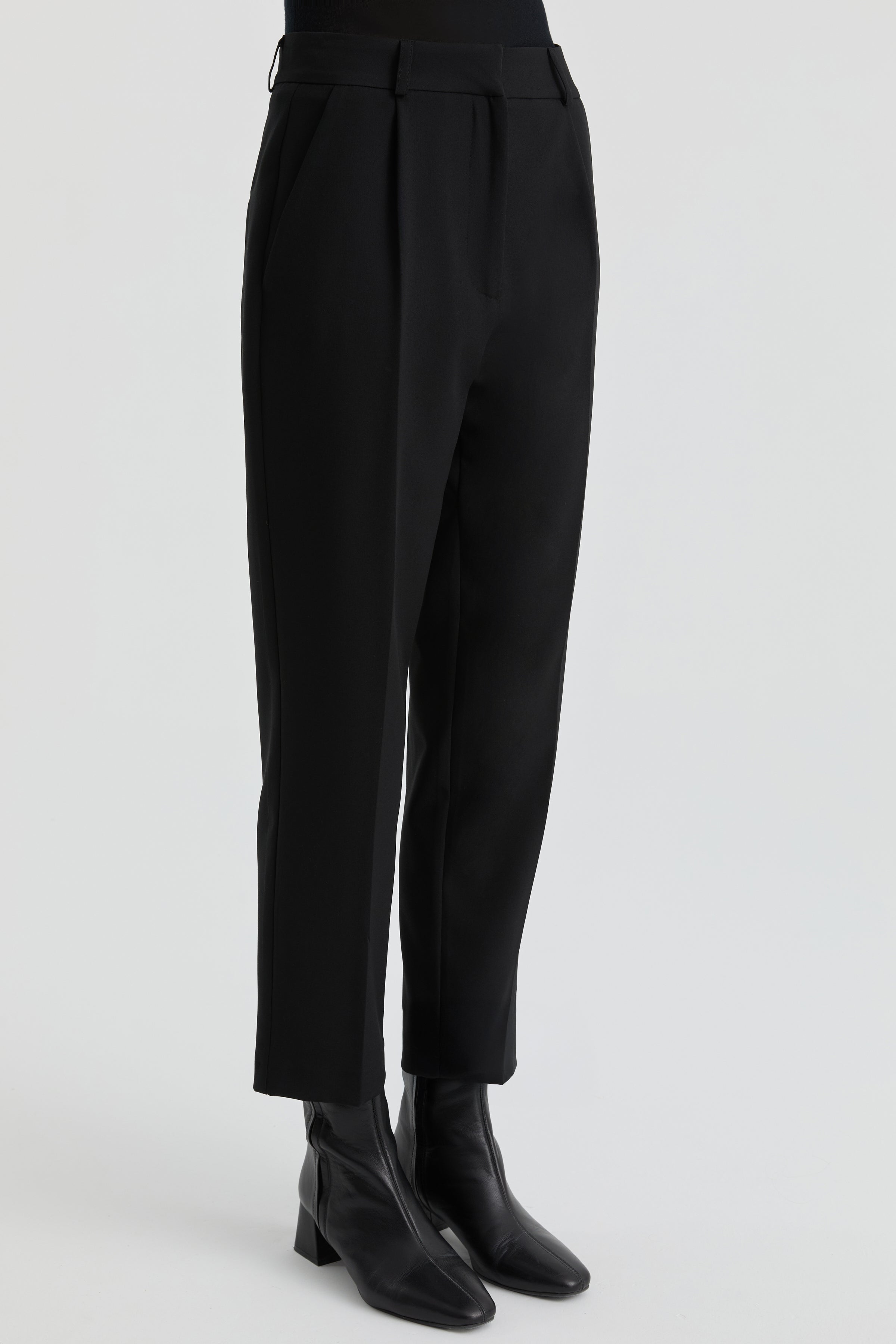 Tek Pile Basic Pantolon - Siyah TUGBA