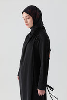 Omuz Drapeli Tunik - Siyah TUGBA