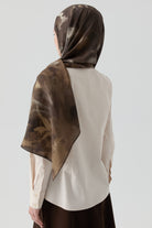 Hülya Natural Şal - Kahve TUGBA