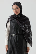 Hülya Natural Şal - Siyah TUGBA