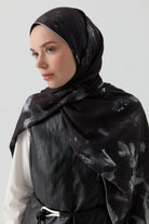 Hülya Natural Şal - Siyah TUGBA