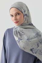Hülya Natural Şal - Açık Mavi TUGBA
