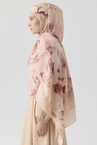 Hülya Natural Şal - Pudra TUGBA