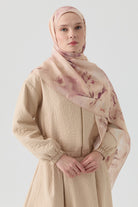 Hülya Natural Şal - Pudra TUGBA