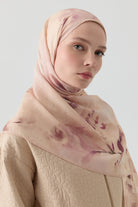 Hülya Natural Şal - Pudra TUGBA