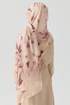 Hülya Natural Şal - Pudra TUGBA