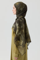 Hülya Natural Şal - Haki TUGBA