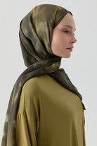 Hülya Natural Şal - Haki TUGBA