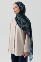 Hülya Natural Şal - Göl Yeşili TUGBA