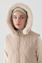 Kapitone Yelek - Vizon TUGBA