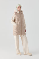 Kapitone Yelek - Vizon TUGBA